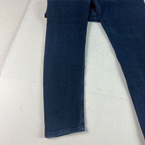 MOTHER Women's Skinny Jeans - Dark Blue - Picture 11 of 16